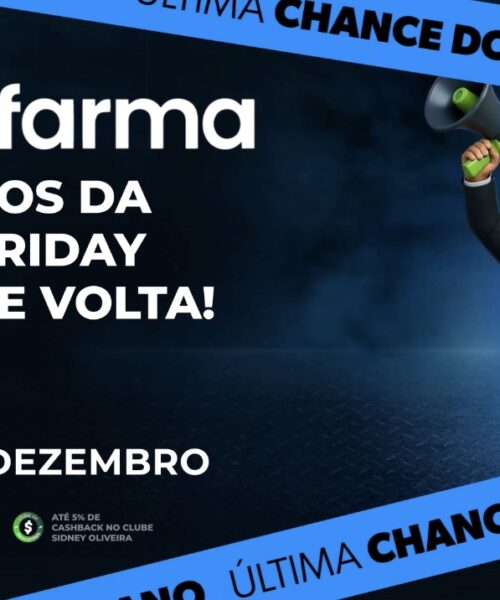 Ultrafarma lança nova campanha nacional com “A Black Friday da Black Friday” e traz de volta preços ainda mais baixos entre 13 e 18 de dezembro
